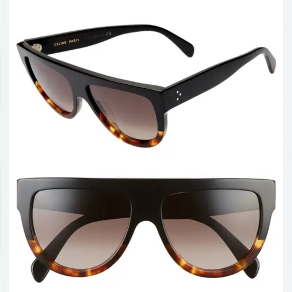 Céline Black - Tortoise Shell Sunglasses
